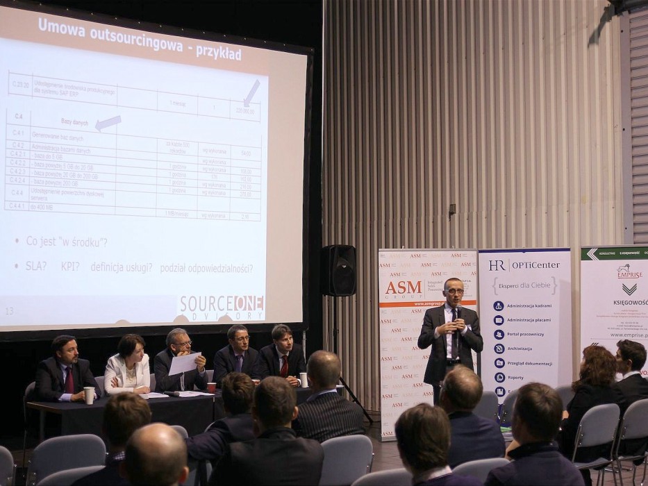 The presentation during Outsourcing Fairs 10.2013