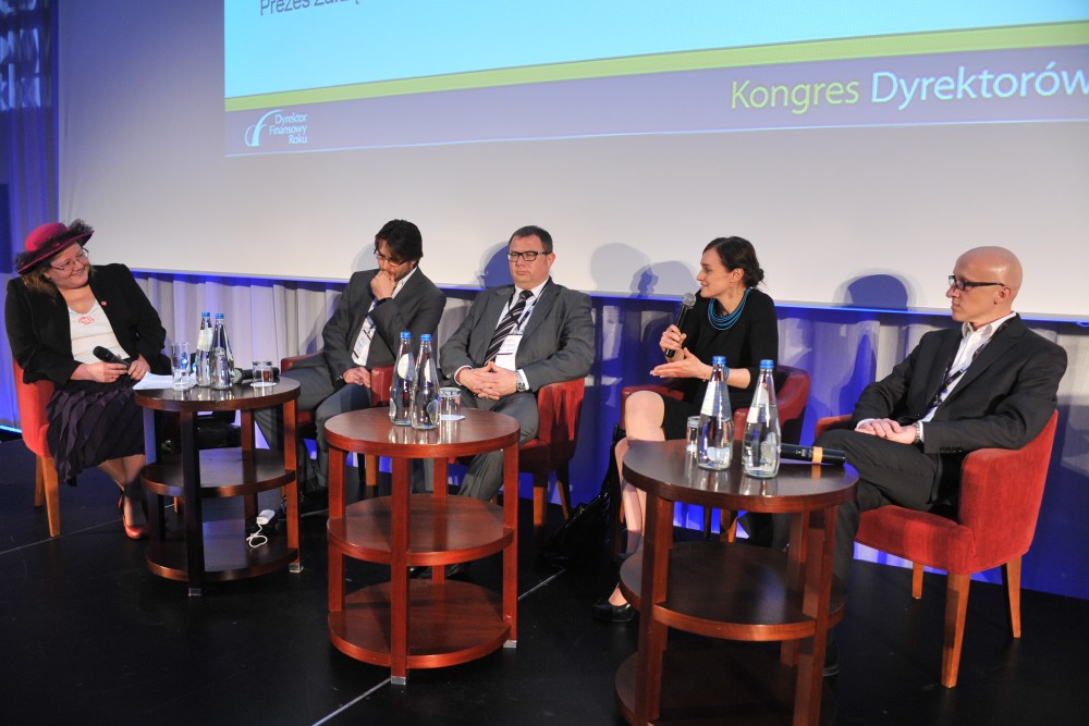 Panel dyskusyjny podczas Kongresu Dyrektorów Finansowych w Sopocie 28.04.2015